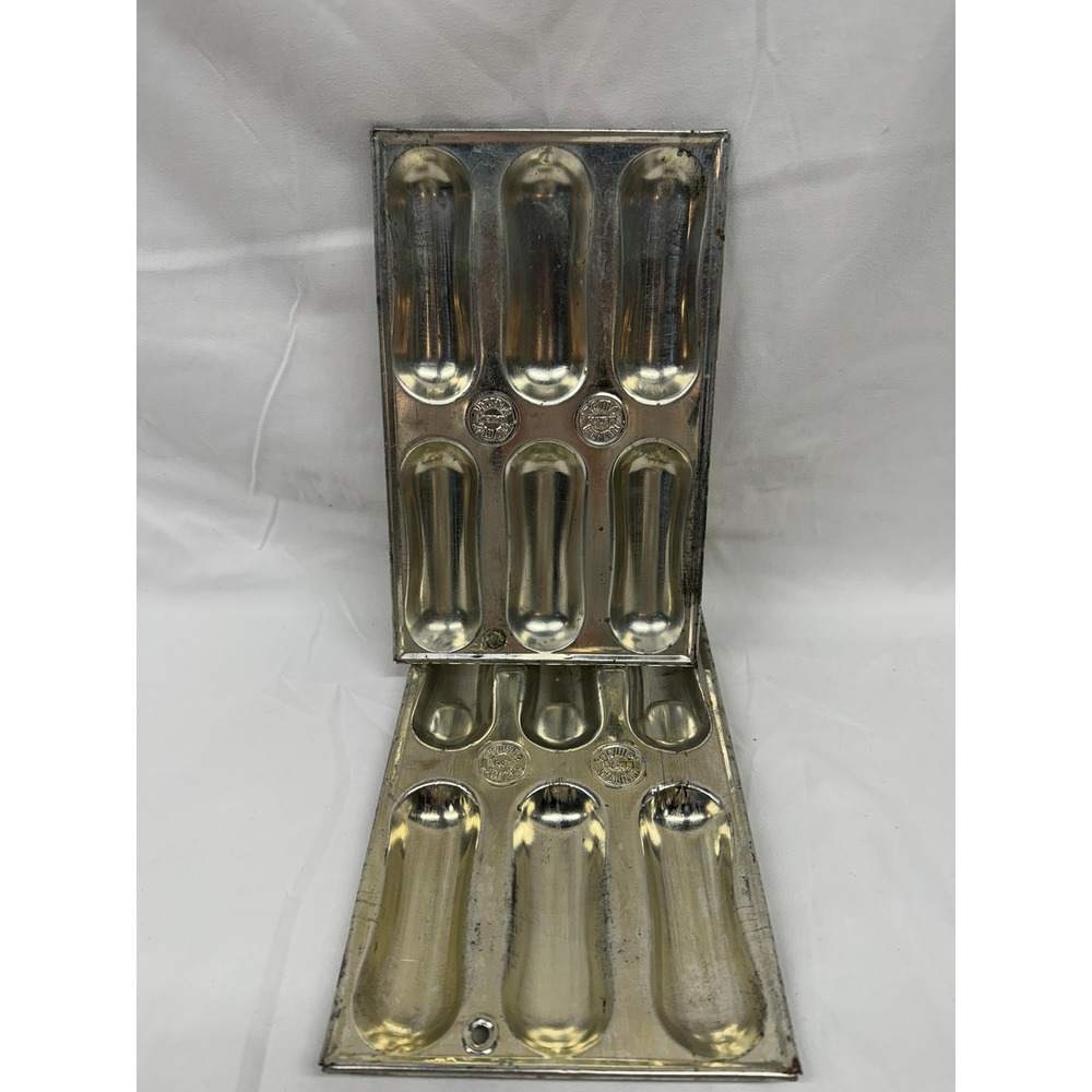 Vintage‎ Lady Finger Mold / Pastry mold / Baking Tray / Made in England Set of 2